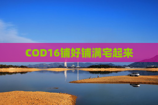 COD16铺好铺满宅起来