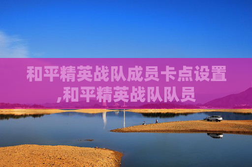 和平精英战队成员卡点设置,和平精英战队队员