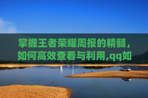 掌握王者荣耀周报的精髓，如何高效查看与利用,qq如何看王者周报