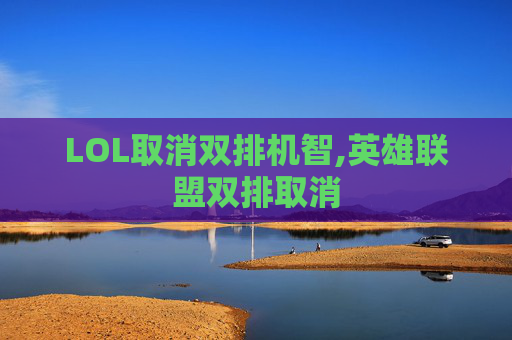 LOL取消双排机智,英雄联盟双排取消