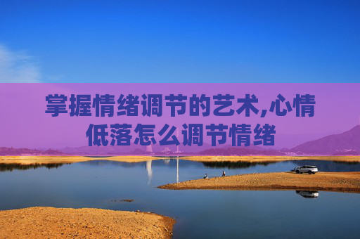 掌握情绪调节的艺术,心情低落怎么调节情绪