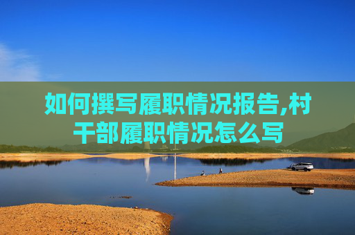 如何撰写履职情况报告,村干部履职情况怎么写