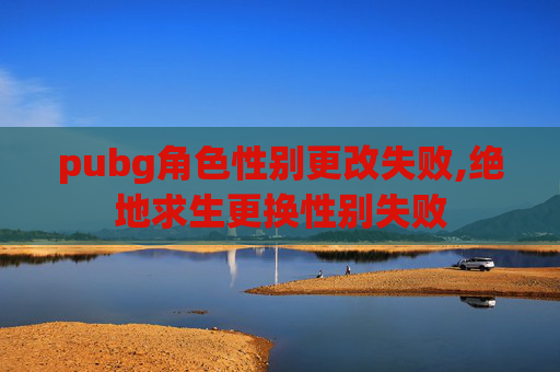 pubg角色性别更改失败,绝地求生更换性别失败