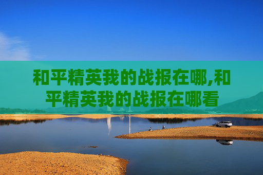 和平精英我的战报在哪,和平精英我的战报在哪看