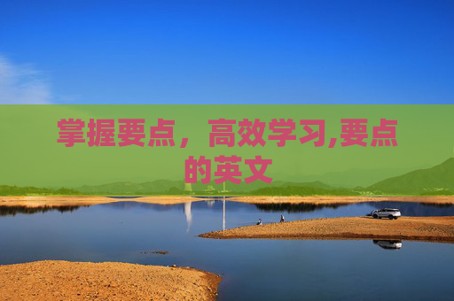掌握要点，高效学习,要点的英文