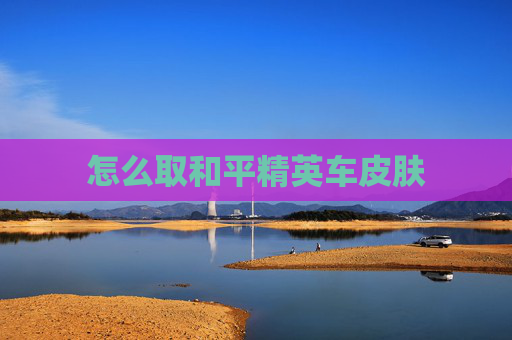 怎么取和平精英车皮肤