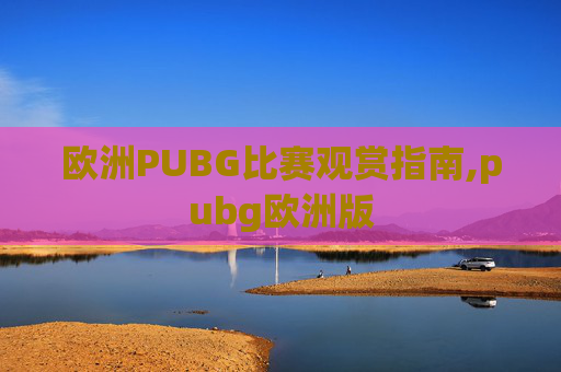 欧洲PUBG比赛观赏指南,pubg欧洲版