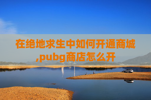 在绝地求生中如何开通商城,pubg商店怎么开