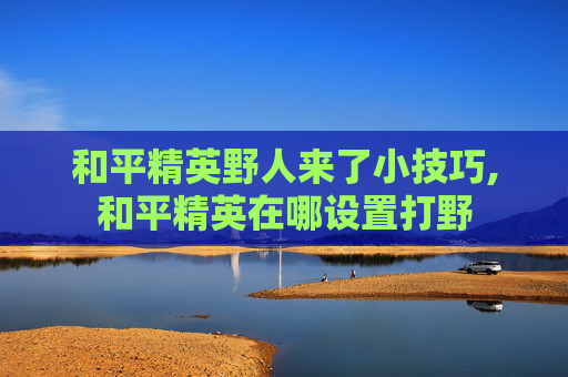 和平精英野人来了小技巧,和平精英在哪设置打野