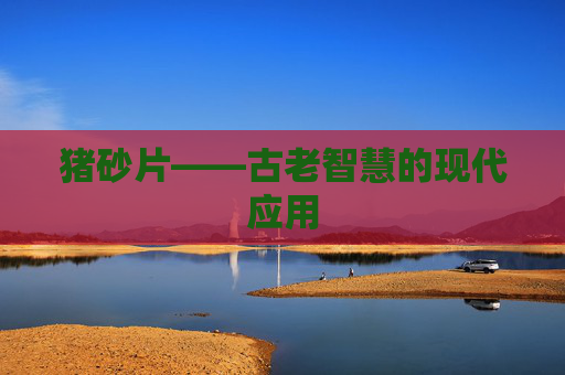 猪砂片——古老智慧的现代应用
