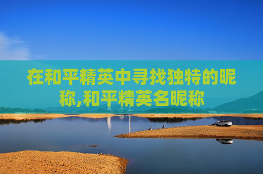 在和平精英中寻找独特的昵称,和平精英名昵称