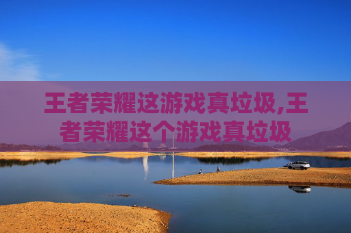 王者荣耀这游戏真垃圾,王者荣耀这个游戏真垃圾