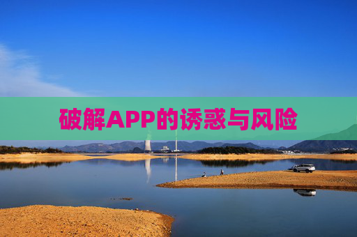 破解APP的诱惑与风险 破解APP的诱惑与风险