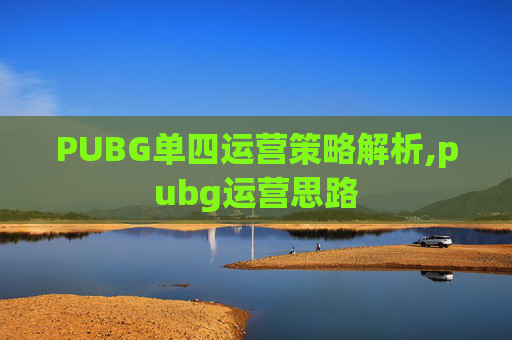 PUBG单四运营策略解析,pubg运营思路