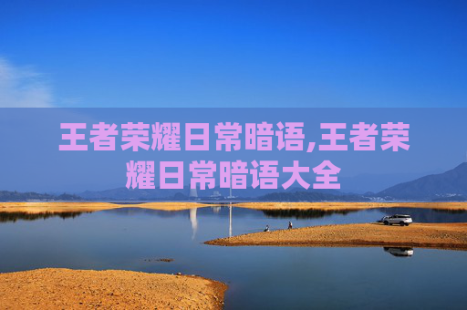 王者荣耀日常暗语,王者荣耀日常暗语大全