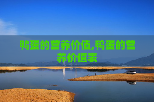 鸭蛋的营养价值,鸭蛋的营养价值表