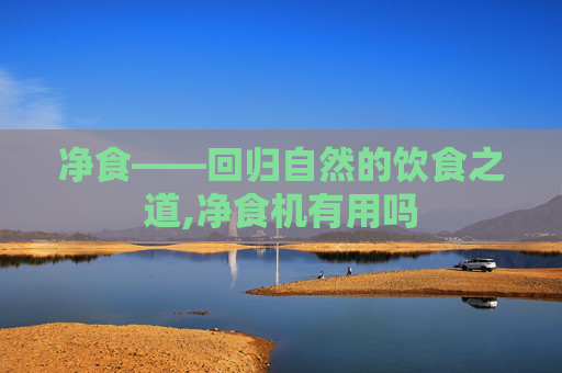 净食——回归自然的饮食之道,净食机有用吗