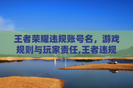 王者荣耀违规账号名，游戏规则与玩家责任,王者违规昵称id大全复制