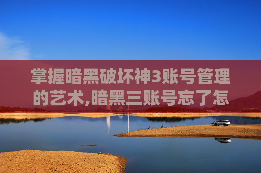 掌握暗黑破坏神3账号管理的艺术,暗黑三账号忘了怎么办