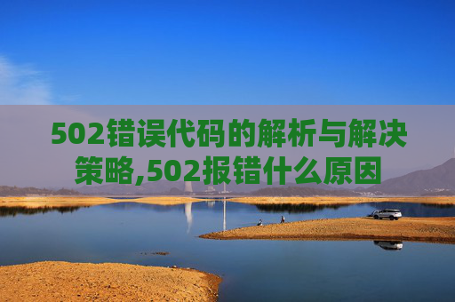 502错误代码的解析与解决策略,502报错什么原因