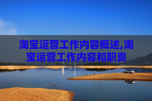 淘宝运营工作内容概述,淘宝运营工作内容和职责