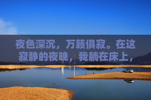 夜色深沉，万籁俱寂。在这寂静的夜晚，我躺在床上，却辗转反侧，难以入眠。窗外的月光透过薄薄的窗帘，洒在了我的枕边，映出了我脸上那一抹难以言喻的焦虑和疲惫。,夜不成眠心还为谁萦牵灯火竹帘梦里