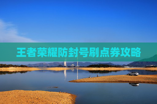 王者荣耀防封号刷点券攻略