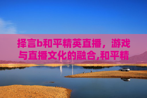 择言b和平精英直播，游戏与直播文化的融合,和平精英难言直播