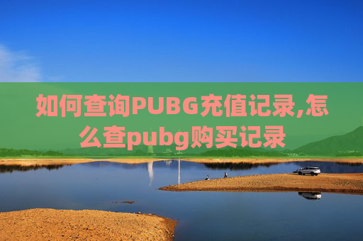 如何查询PUBG充值记录,怎么查pubg购买记录