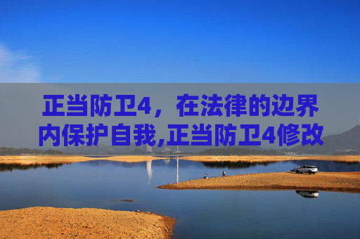 正当防卫4，在法律的边界内保护自我,正当防卫4修改器