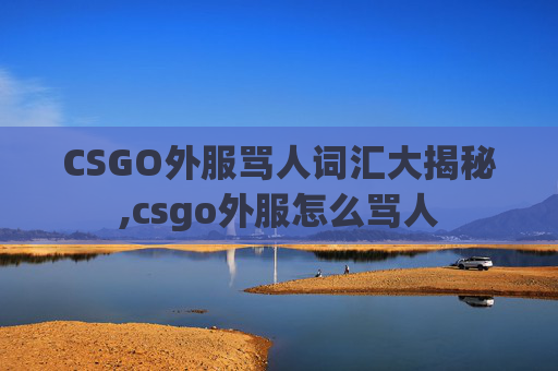 CSGO外服骂人词汇大揭秘,csgo外服怎么骂人