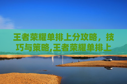 王者荣耀单排上分攻略，技巧与策略,王者荣耀单排上分最稳英雄